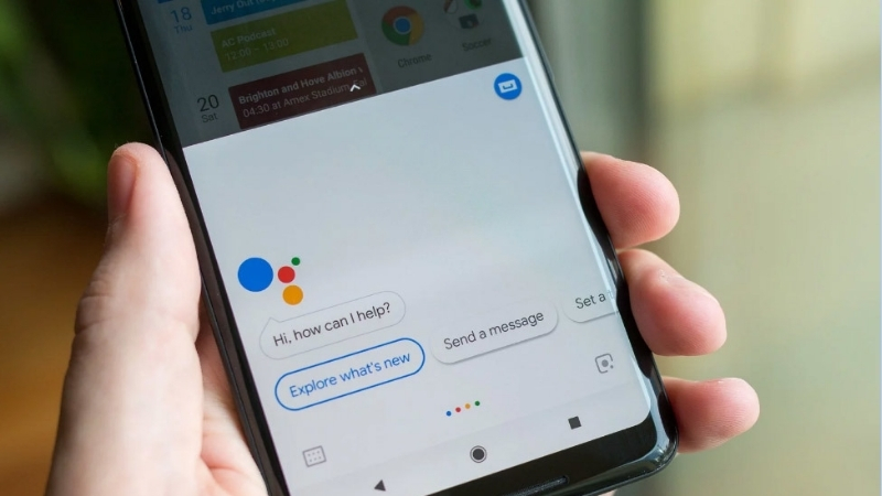 Trở lại màn hình chính bằng Google Assistant